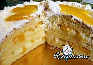 Charlotte de melocotones