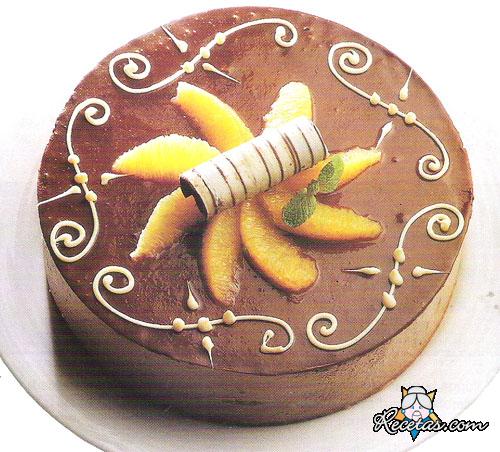 Cheese cake de chocolate y naranjas