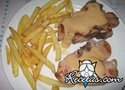 Chuletas de cerdo al limón