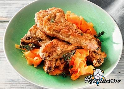 Chuletas de cordero a la mostaza