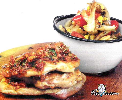 Churrasquitos de bondiola adobados