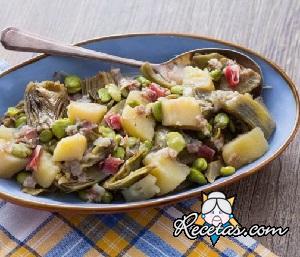 Guisado de verduras: ciaudedda