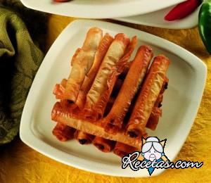 Cigarritos de masa philo