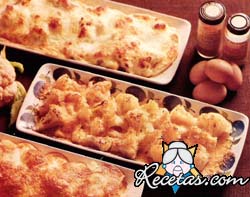 Coliflores gratinadas
