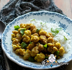 Coliflor al curry