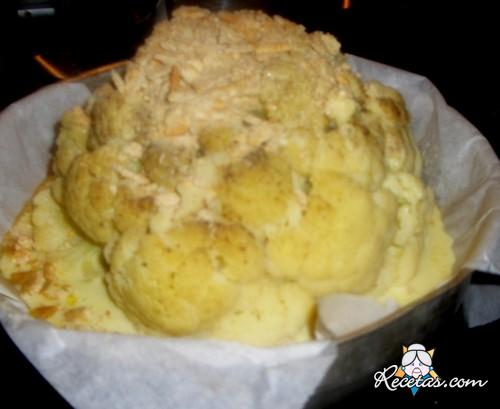 Coliflor gratinado