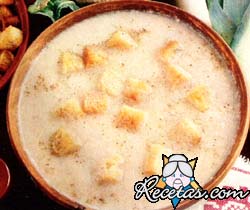 Sopa crema de coliflor