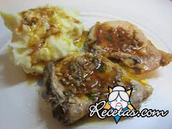 Costillas de cerdo marinadas