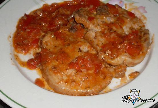 Costillas de cerdo a la naranja