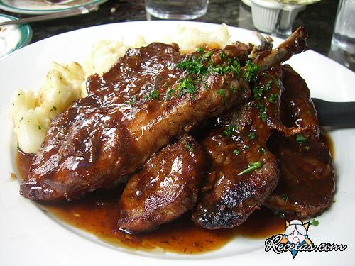 Costillas de cordero rellenas