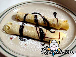 Crepes con helado