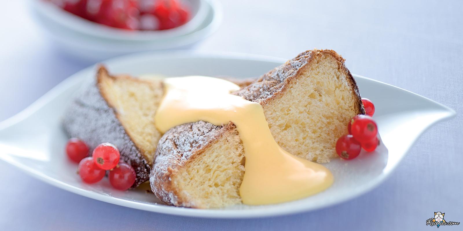 Crema dulce de azafrán