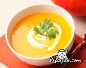 Crema light de calabaza