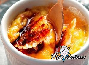 Crema quemada de maíz