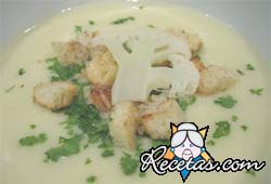Crema de coliflor