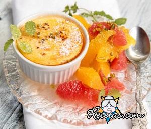 Crème brûlé a la naranja