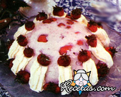 Crema helada de frutillas