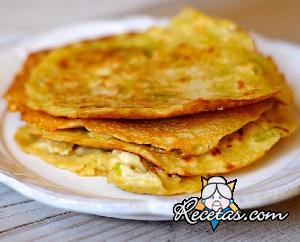 Crépes con harina de garbanzos