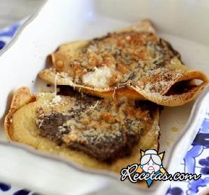 Crêpes sin gluten con harina de garbanzos