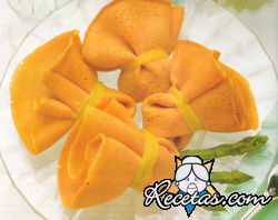 Crepes con espárragos