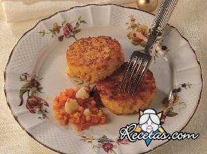 Croquetas de arroz y coliflor