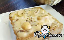 Croutons de champiñones