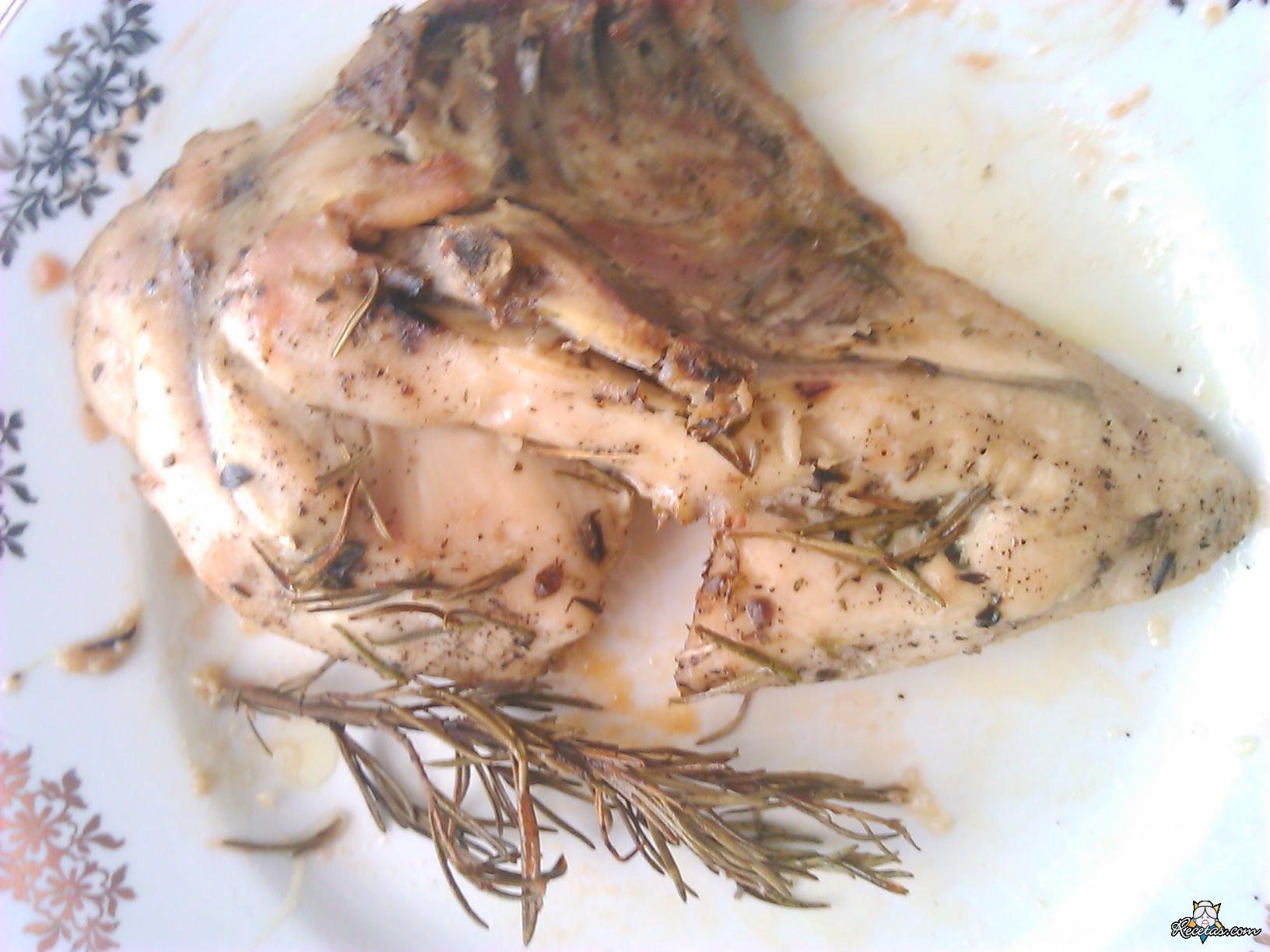 Cuartos de pollo al romero