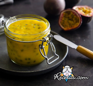 Curd de fruta de la pasión