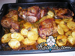 Cordero al horno