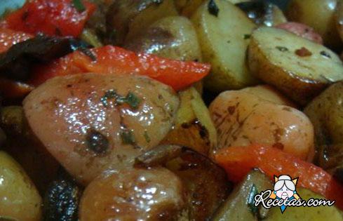 Ensalada a papines vienesa