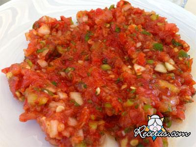 Ensalada aplastada turca