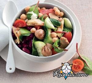 Ensalada con legumbres