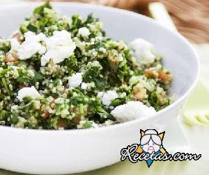 Ensalada de bulgur y queso feta
