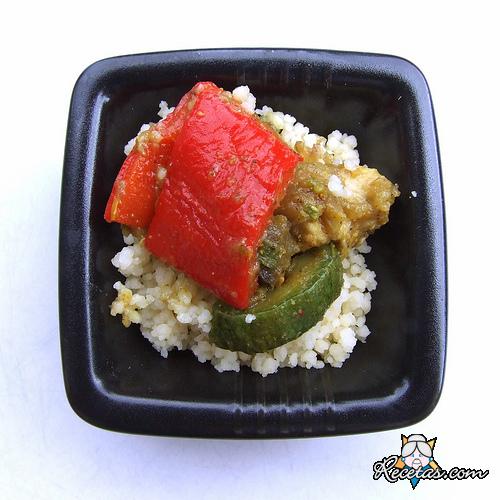 Ensalada de calabacines y pimientos