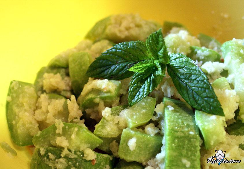 Ensalada de calabacines