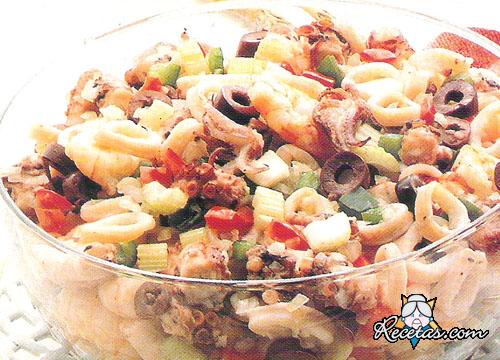 Ensalada de frutos de mar
