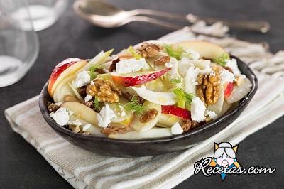 Ensalada de hinojos y manzanas
