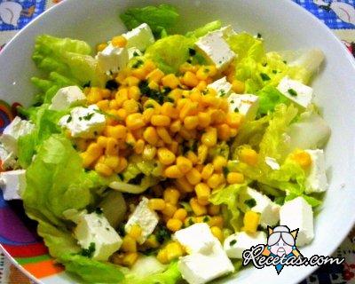 Ensalada de maiz y endivias