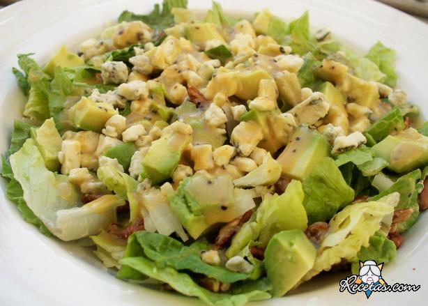 Ensalada de palta al caviar