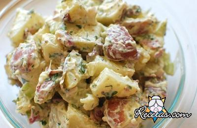 Ensalada de patatas a la italiana