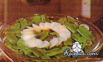 Ensalada de patatas y habichuelas verdes