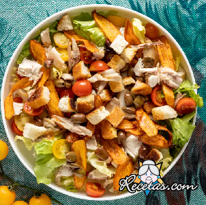 Ensalada de pollo light