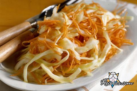 Ensalada de zanahoria y nabo a la mostaza