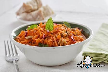 Ensalada de zanahoria y nueces