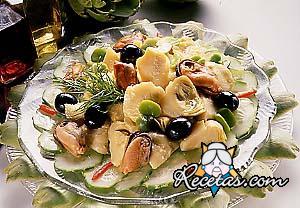 Ensalada marinera de patatas