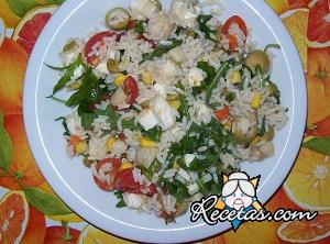 Ensalada vegana de arroz