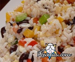 Ensalada mediterránea de arroz