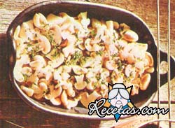 Ensalada de  champiñones