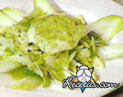 Ensalada de hinojo y mozzarella