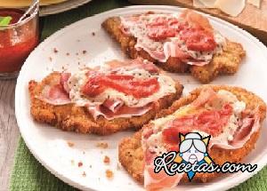 Escalopes a la boloñesa